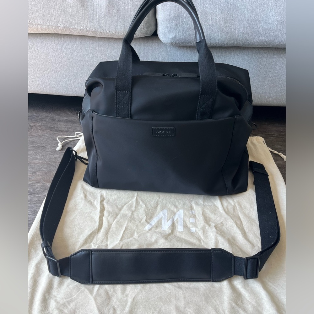 Monos Metro Duffel - Carbon Black Nylon with detachable Metro Classic Kit